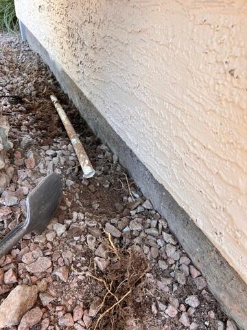 Stem Wall Repair Process: Paint Removal in Phoenix, AZ