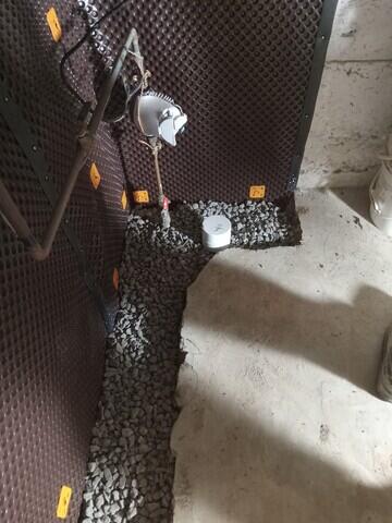 Drainage trench