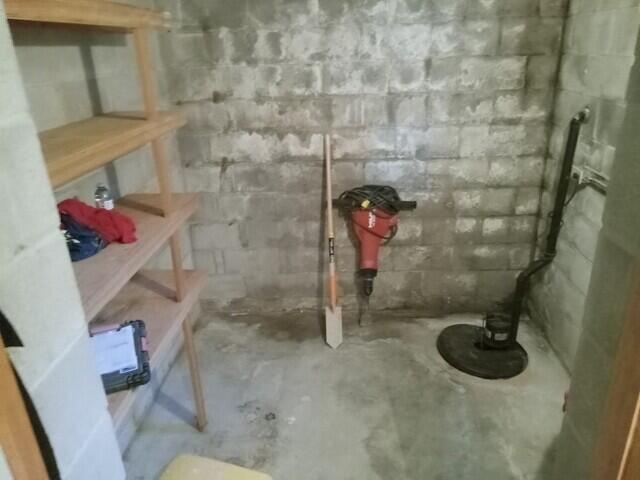 Old sump pump aned leaky basement