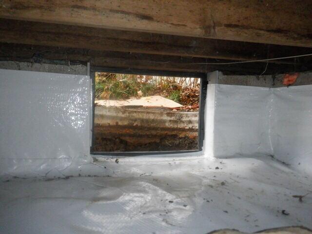 New Entrance to Crawl Space