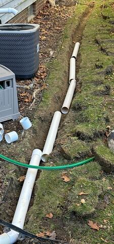Drainage Pipe Laid