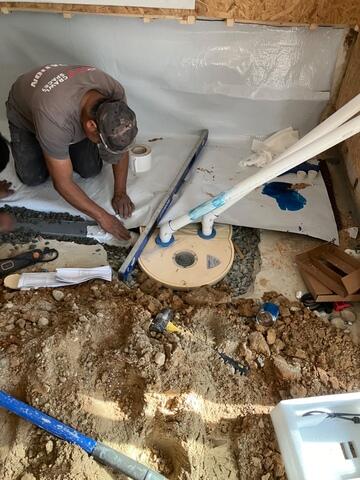 Installing Sump Pump