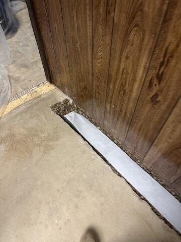 Water Flows Away from the Walls and Floors