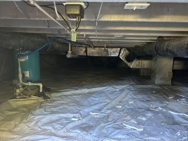 Old Liner and Debris