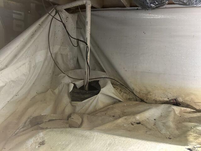 Old Sump Pump Unit