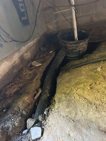 Old Drainage Pipe