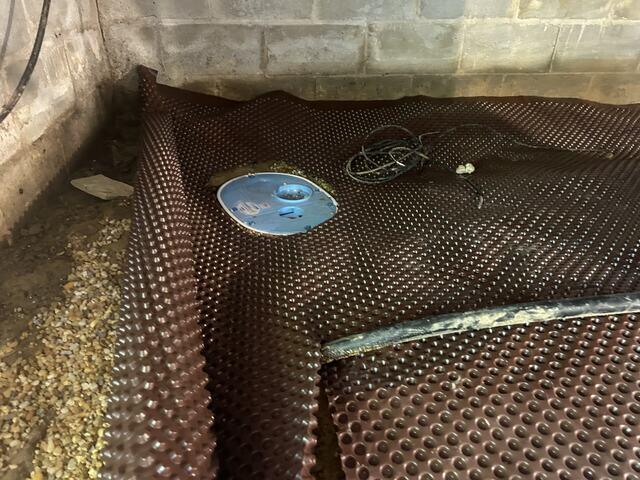 Drainage Matting around Sump