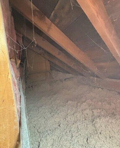 Bungalow Attic Insulated