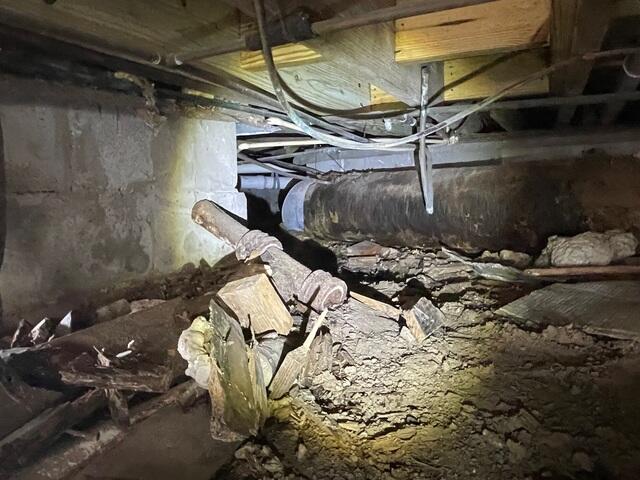 Crawl Space Debris