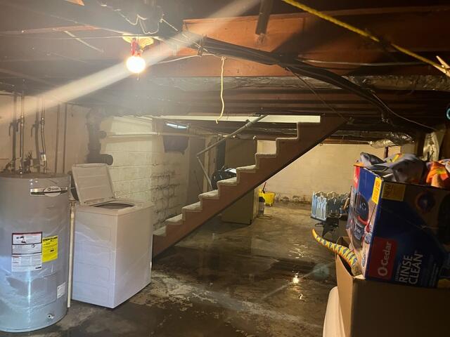 Water on Floor of Basement