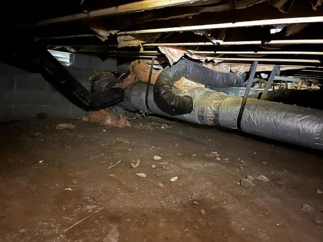Dirt Floor Crawl Space