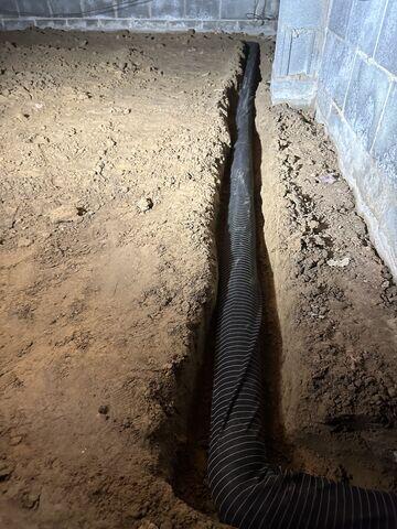 New Drainage Pipe