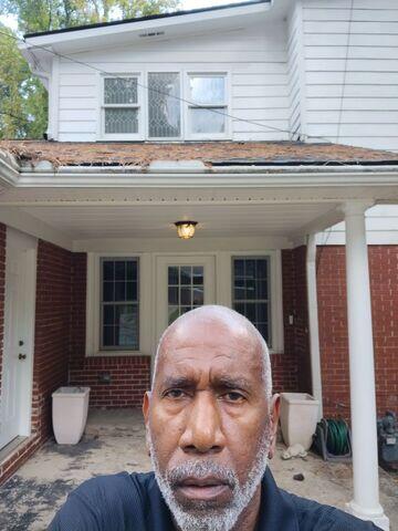 Clogged roof to gutter covers