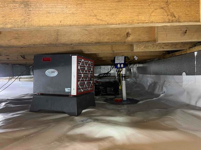 Crawl Space Dehumidification