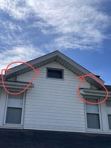 Problem Area of Roof
