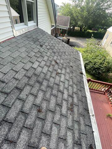 Damaged Existing Roof