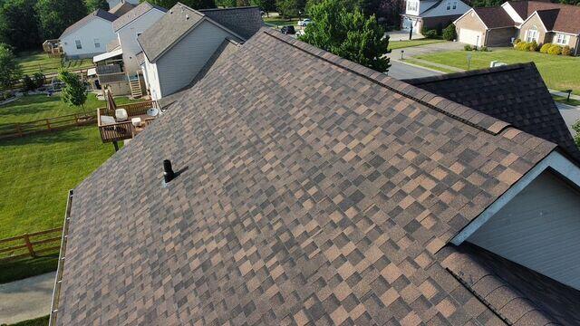 New Roof with "Shadow Brown" Shingles