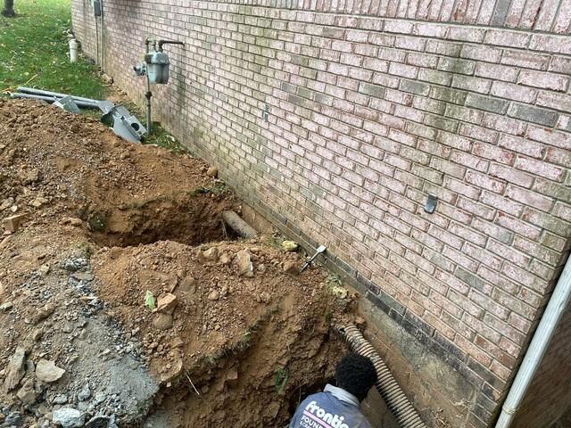 Soil Removed for Piers