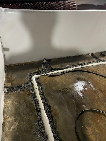 Drainage Solution Installed