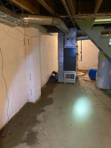 Wet Basement (Before)