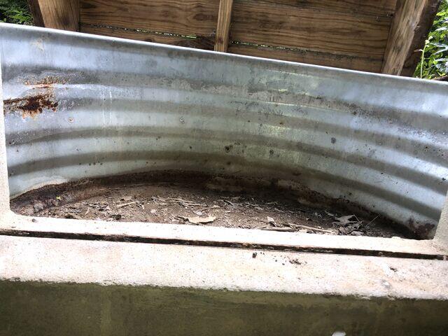 Old Entrance to Crawl Space