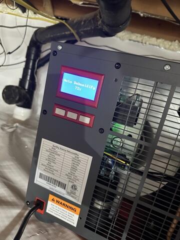 SaniDry Sedona Dehumidifier