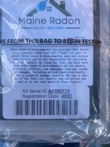 Radon Test Kit
