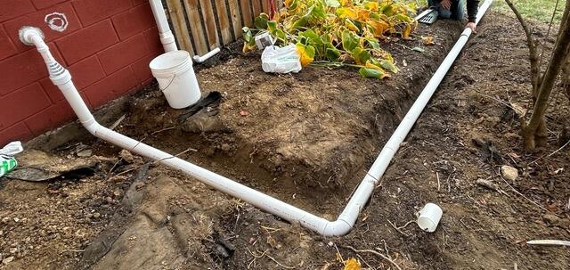 Water Draining Away from Foundation