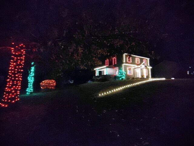 Holiday Lights in Naugatuck, CT
