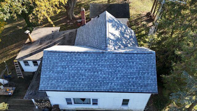 Aerial View of New Roof