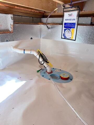 Crawl Space Sump Pump System
