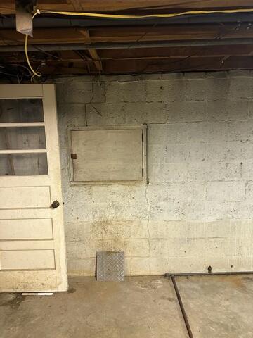 Clear water damaged walls and floors