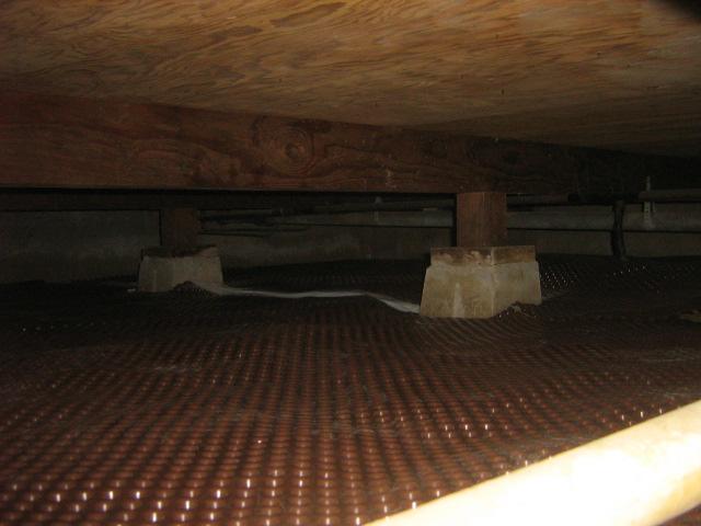 <p>This crawl space needed serious updating.</p>