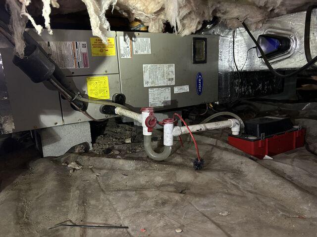 Old Liner and Falling Insulation