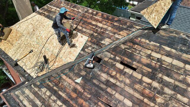 Damaged Roof Decking