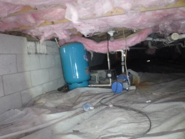 Standing Water on Old Liner