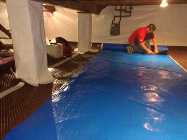 Drainage Matting Installation
