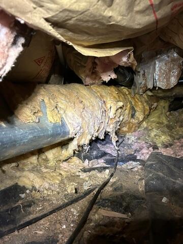 Crawl Space in Disrepair