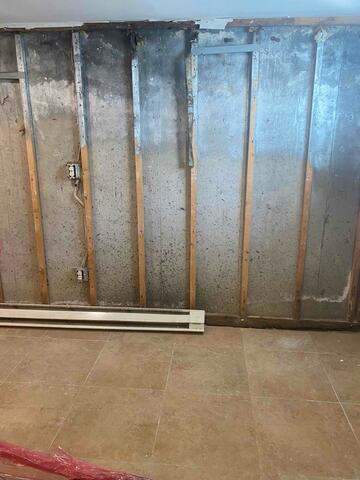 Moisture Soaked Concrete