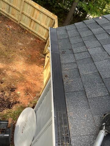 Gutters with Rain Drop