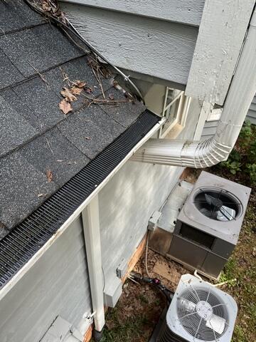 Gutter with Rain Drop