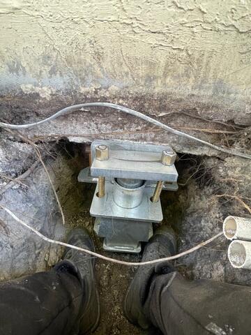 Complete Push Pier Installation