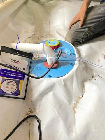 Crawl Space Sump Pump System