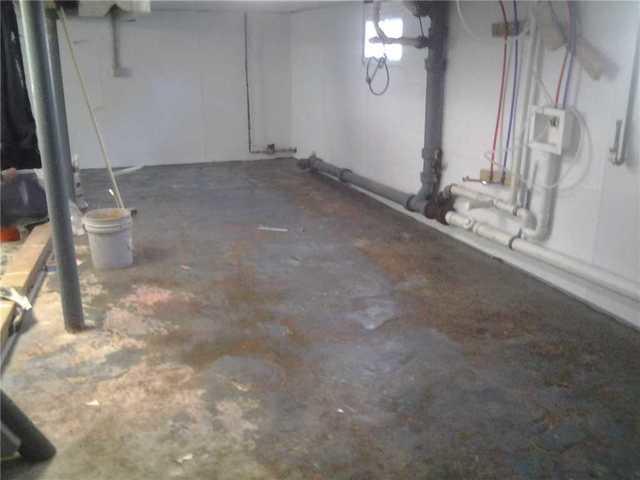 Unfinished Basement in Cresskill, NJ