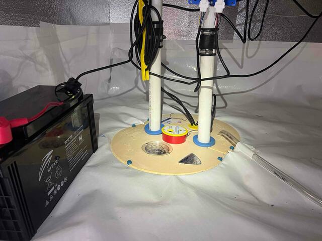 Crawl Space Sump Pump and Battery Backup