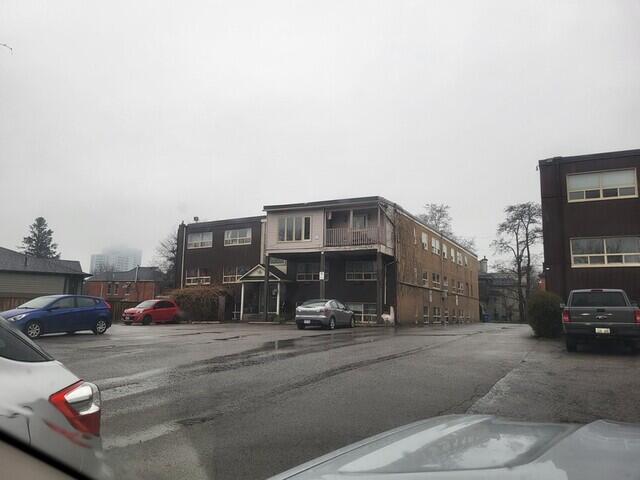 Three level aprtment building with settlement issues.