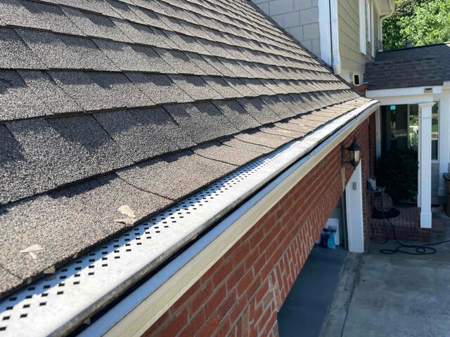 Improper gutter guards