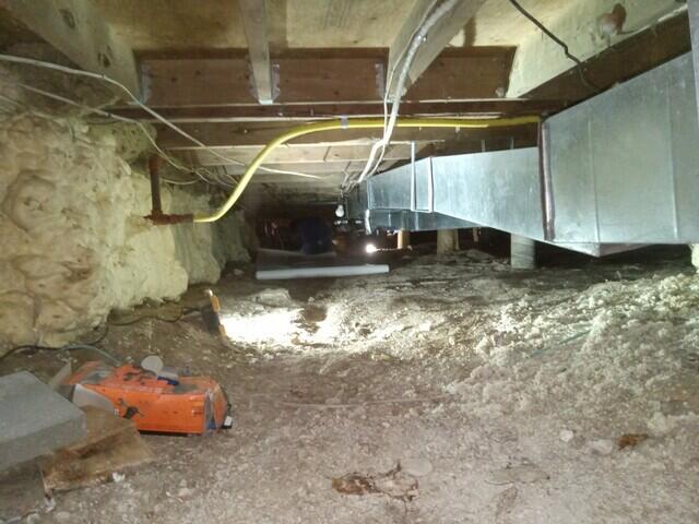 Dirt floor