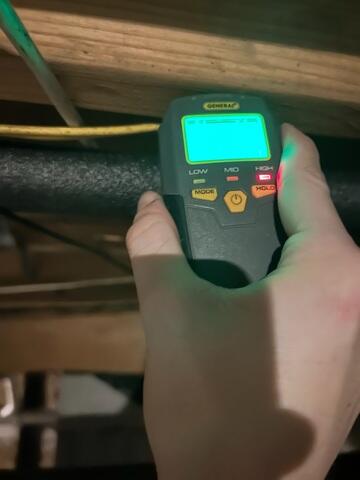 Moisture Readings