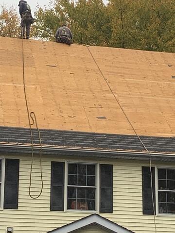Old Shingles Stripped